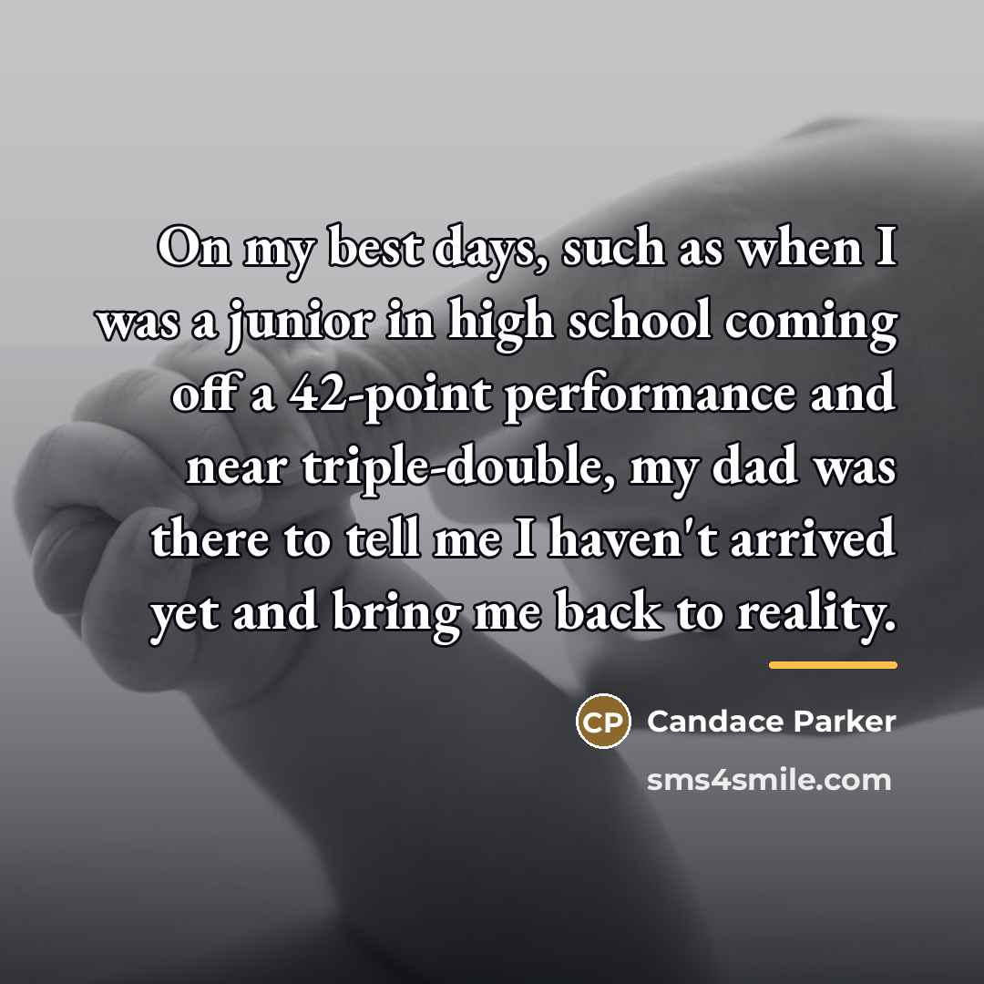 “On my best days, such as when I was a…” quote by Candace Parker