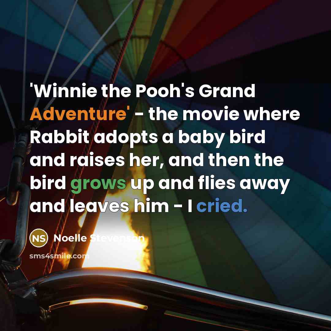 “'Winnie the Pooh's Grand Adventure' - the movie where Rabbit…” quote by Noelle Stevenson