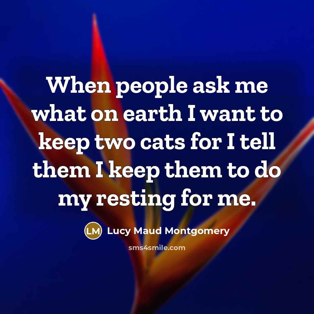 “When people ask me what on earth I want to…” quote by Lucy Maud Montgomery