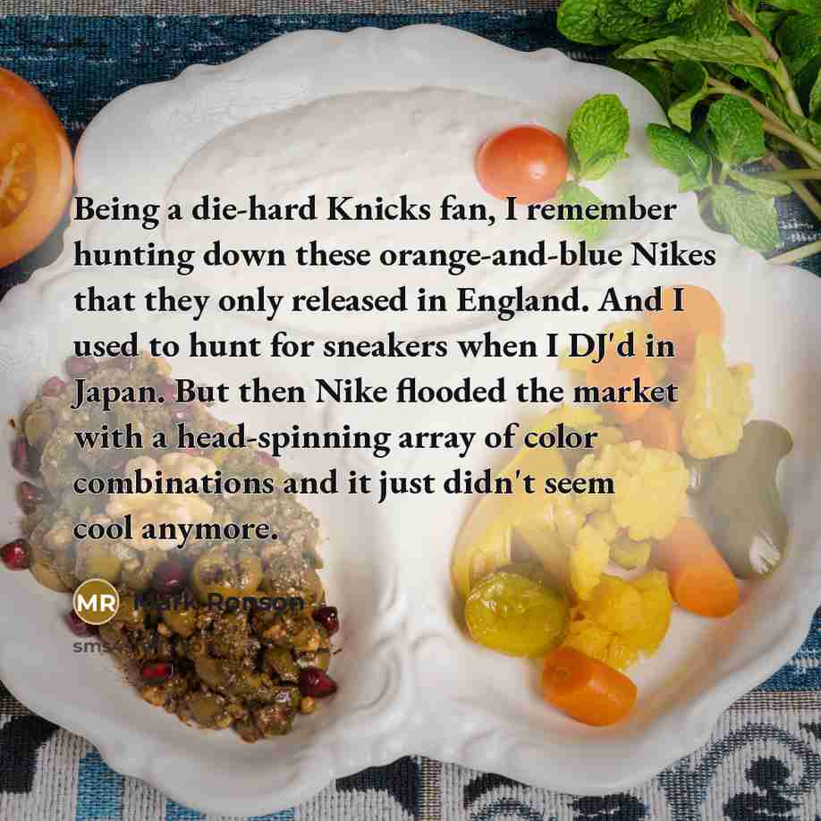 “Being a die-hard Knicks fan, I remember hunting down these…” quote by Mark Ronson