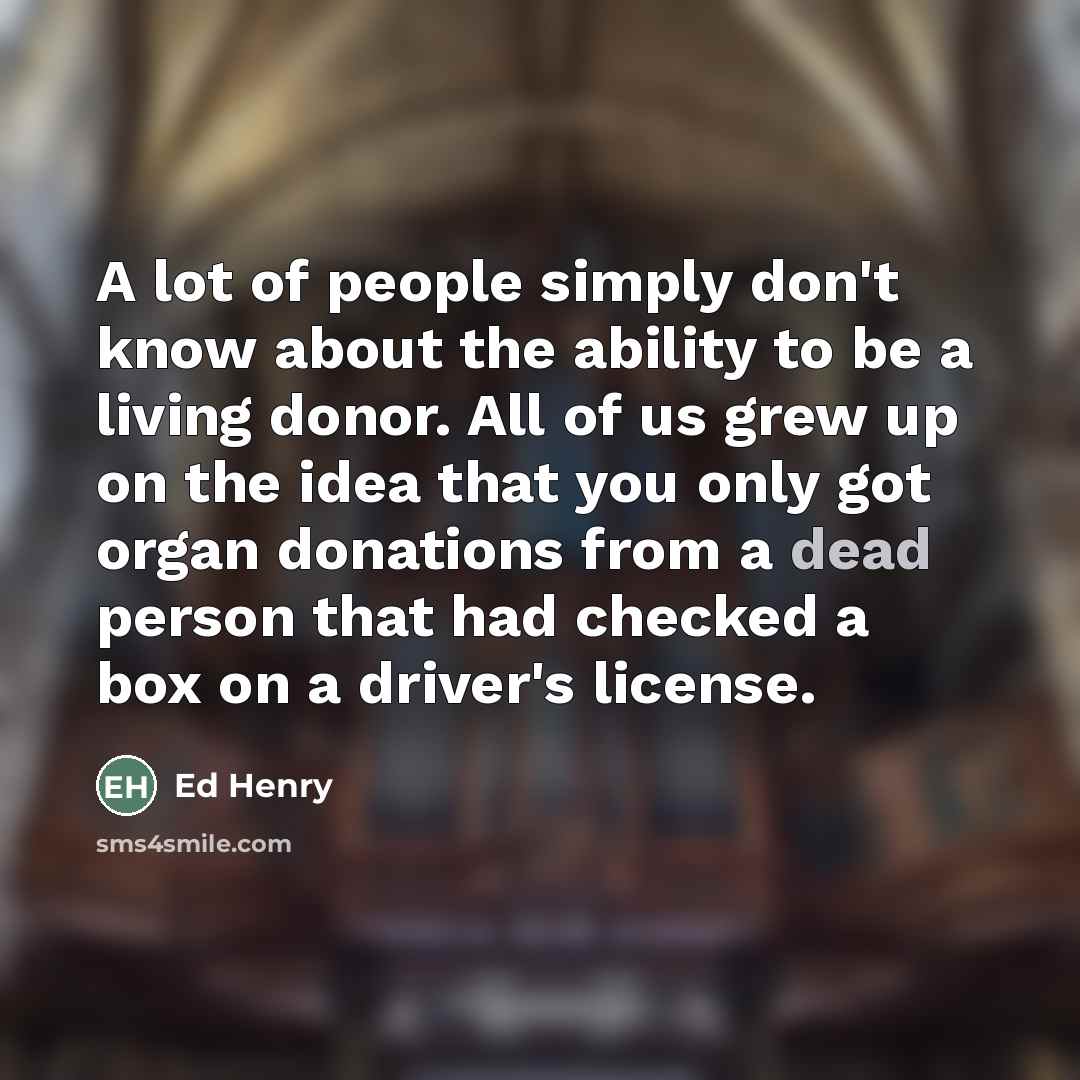 “A lot of people simply don't know about the ability…” quote by Ed Henry