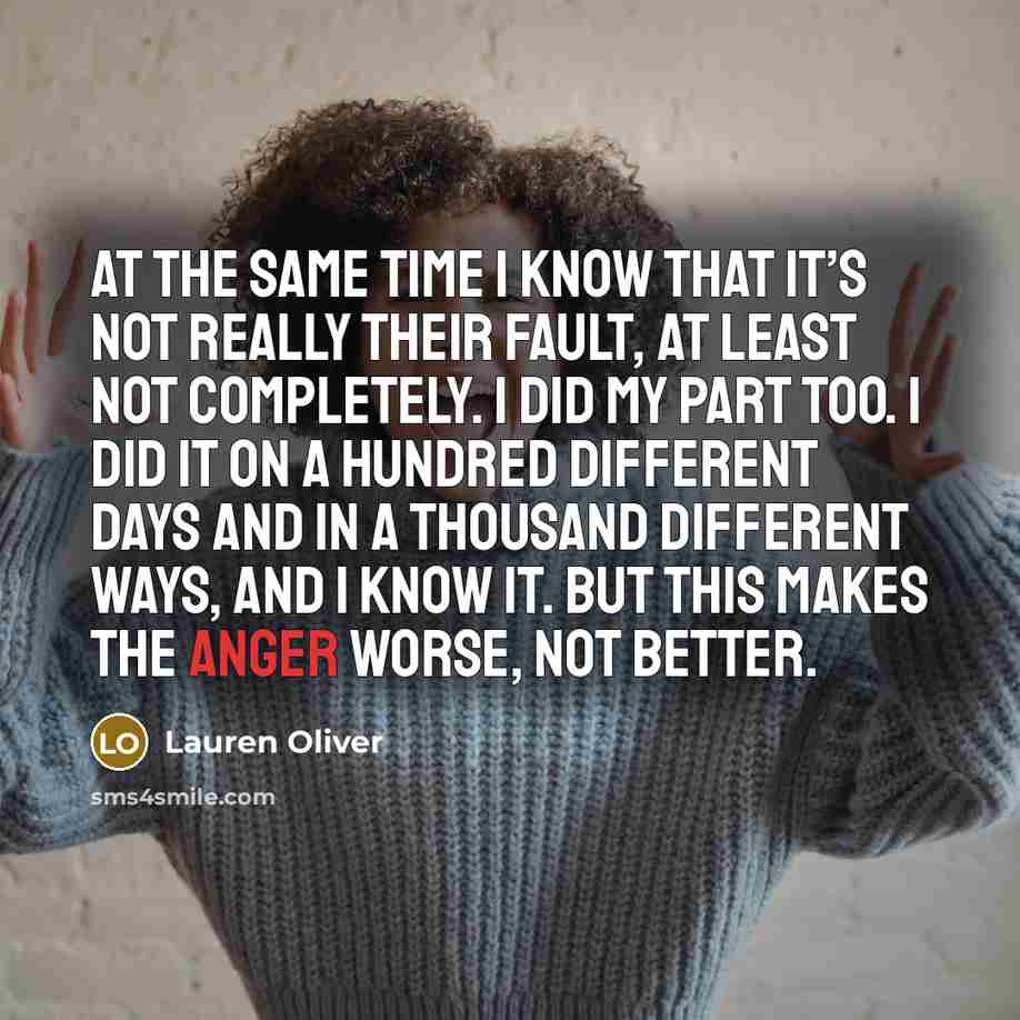 “At the same time I know that it’s not really…” quote by Lauren Oliver