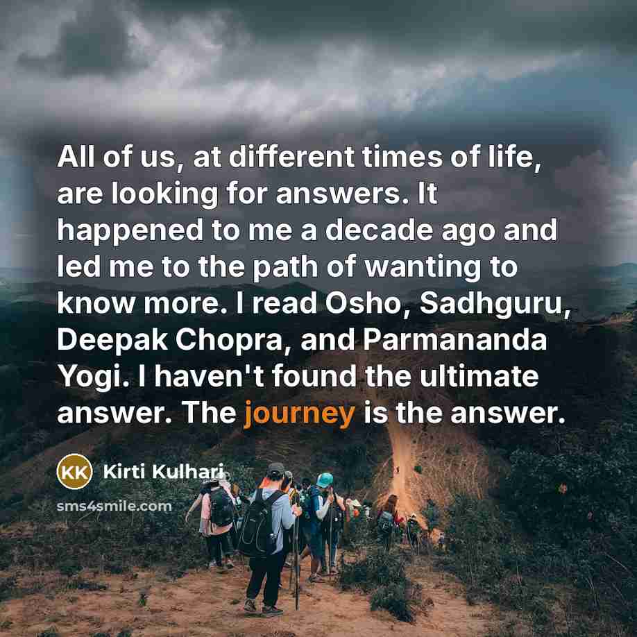 “All of us, at different times of life, are looking…” quote by Kirti Kulhari