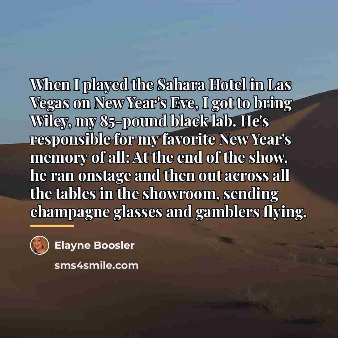 “When I played the Sahara Hotel in Las Vegas on…” quote by Elayne Boosler