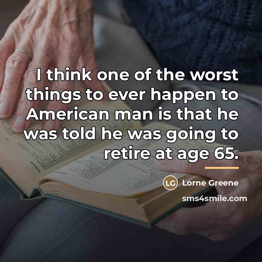 “I think one of the worst things to ever happen…” quote by Lorne Greene