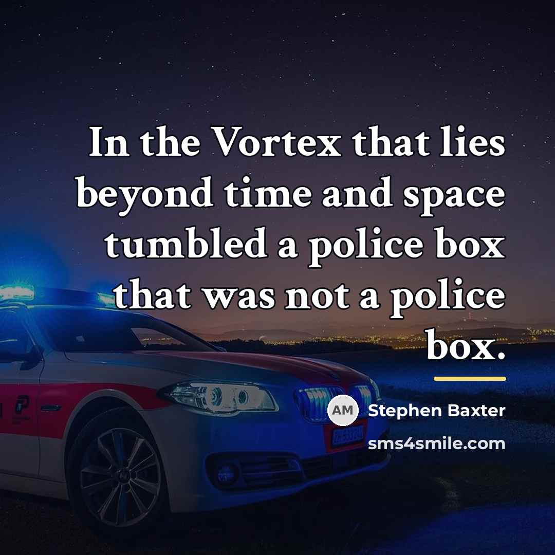 “In the Vortex that lies beyond time and space tumbled…” quote by Stephen Baxter