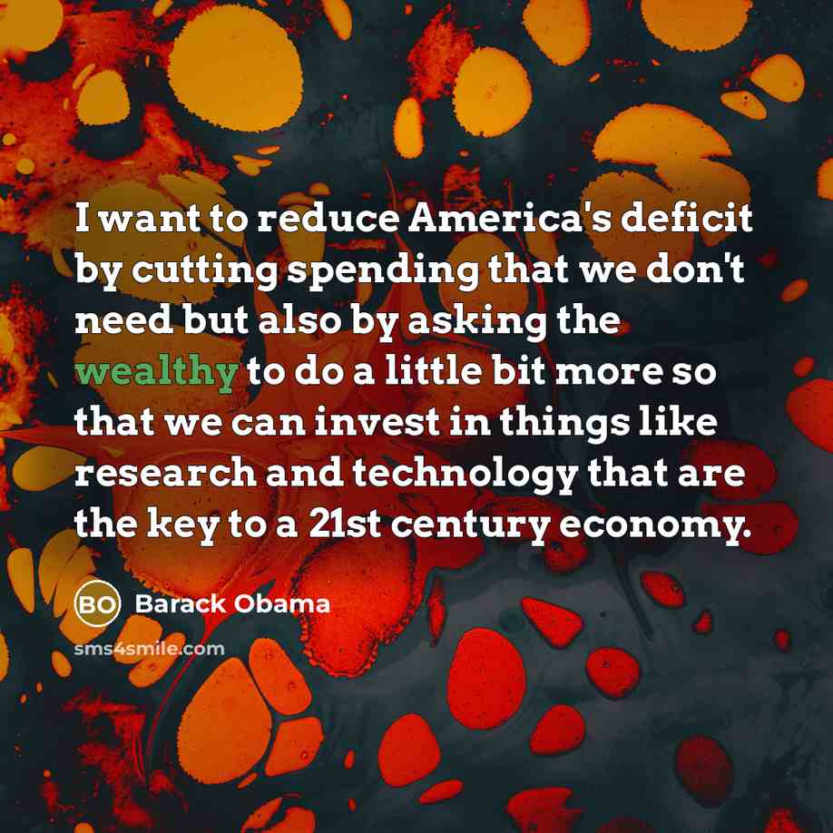 “I want to reduce America's deficit by cutting spending that…” quote by Barack Obama