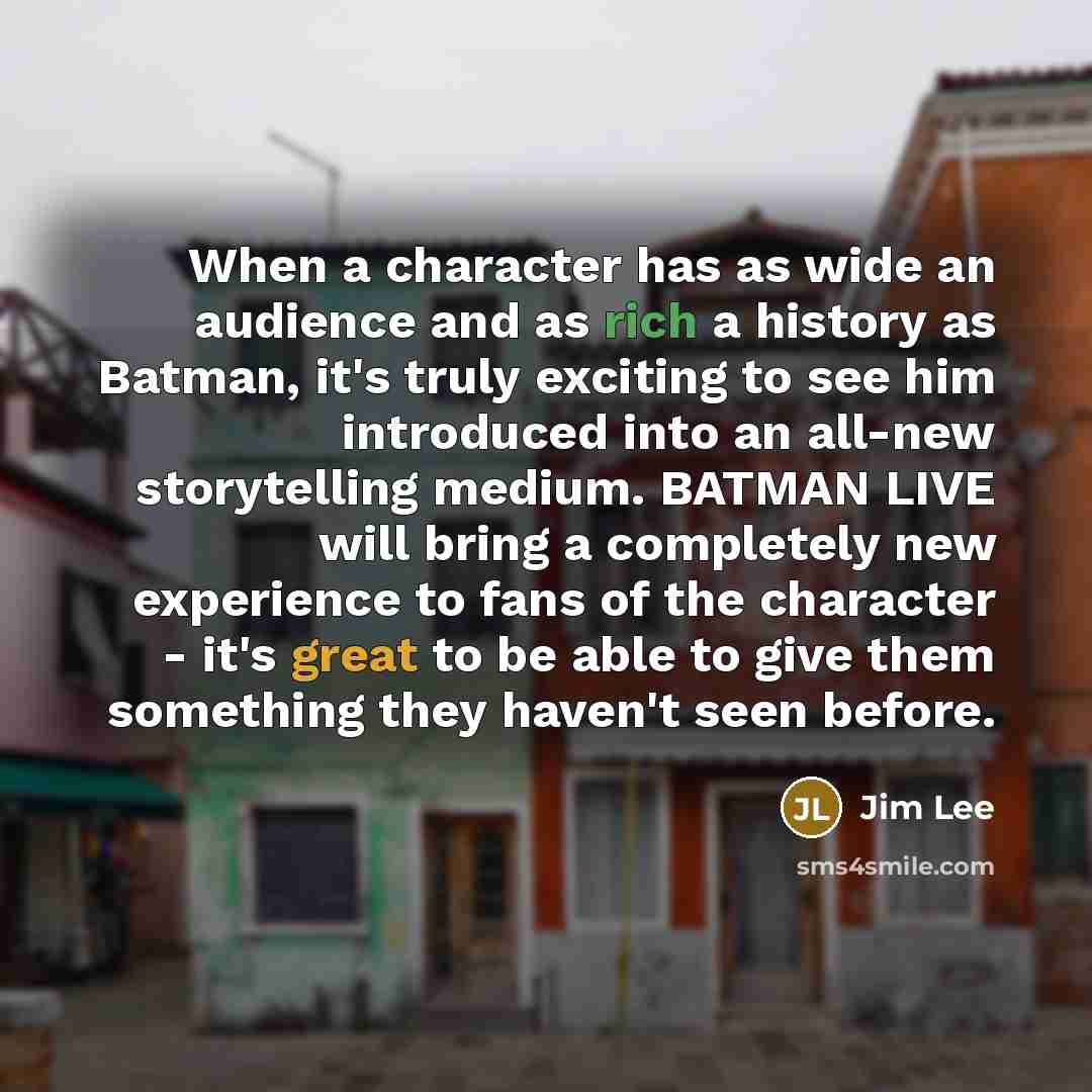 “When a character has as wide an audience and as…” quote by Jim Lee