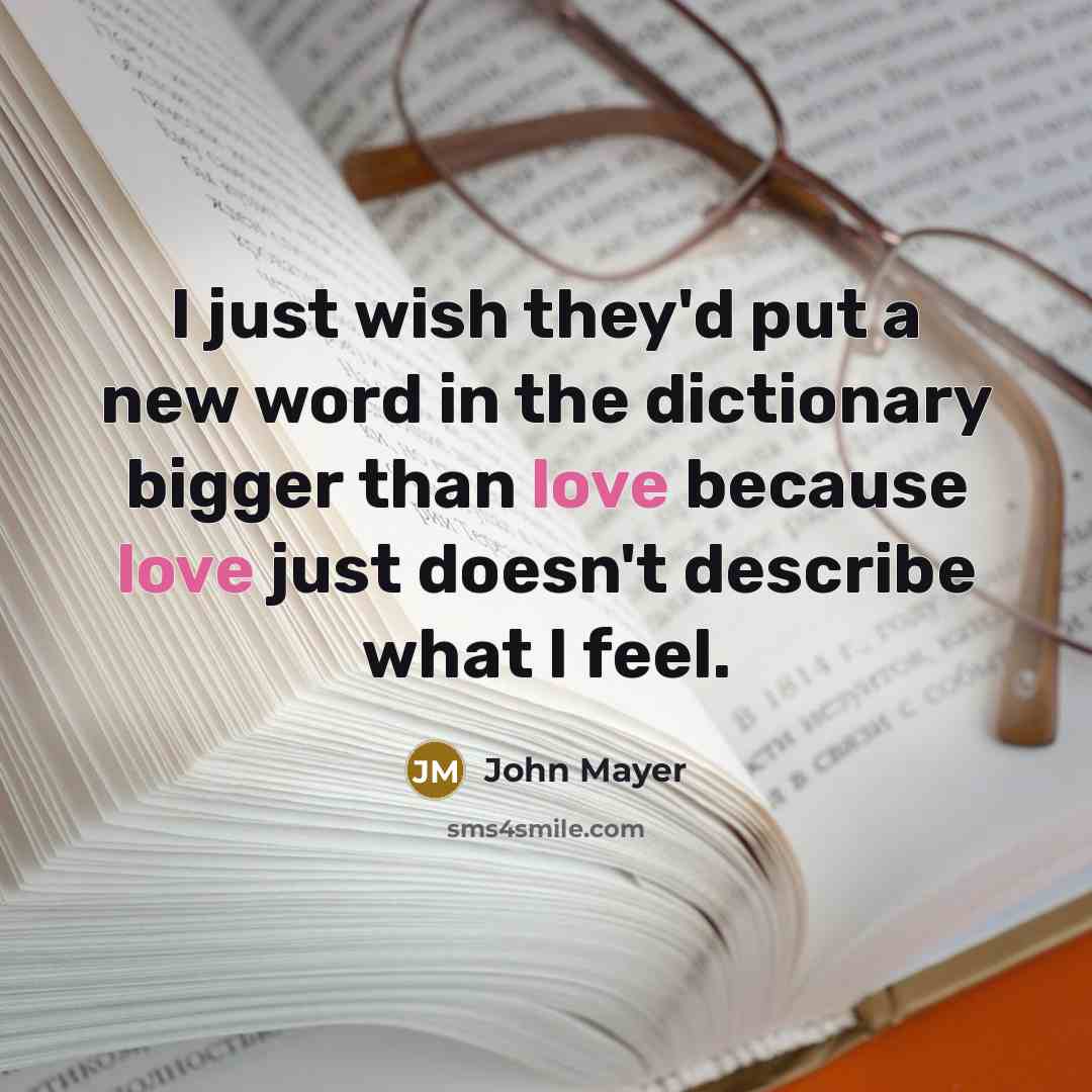 “I just wish they'd put a new word in the…” quote by John Mayer
