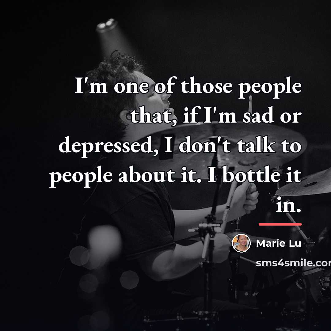 “I'm one of those people that, if I'm sad or…” quote by Marie Lu