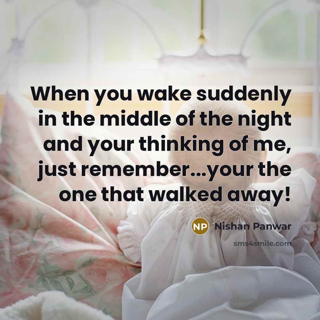 “When you wake suddenly in the middle of the night…” quote by Nishan Panwar