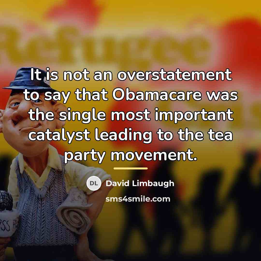 “It is not an overstatement to say that Obamacare was…” quote by David Limbaugh