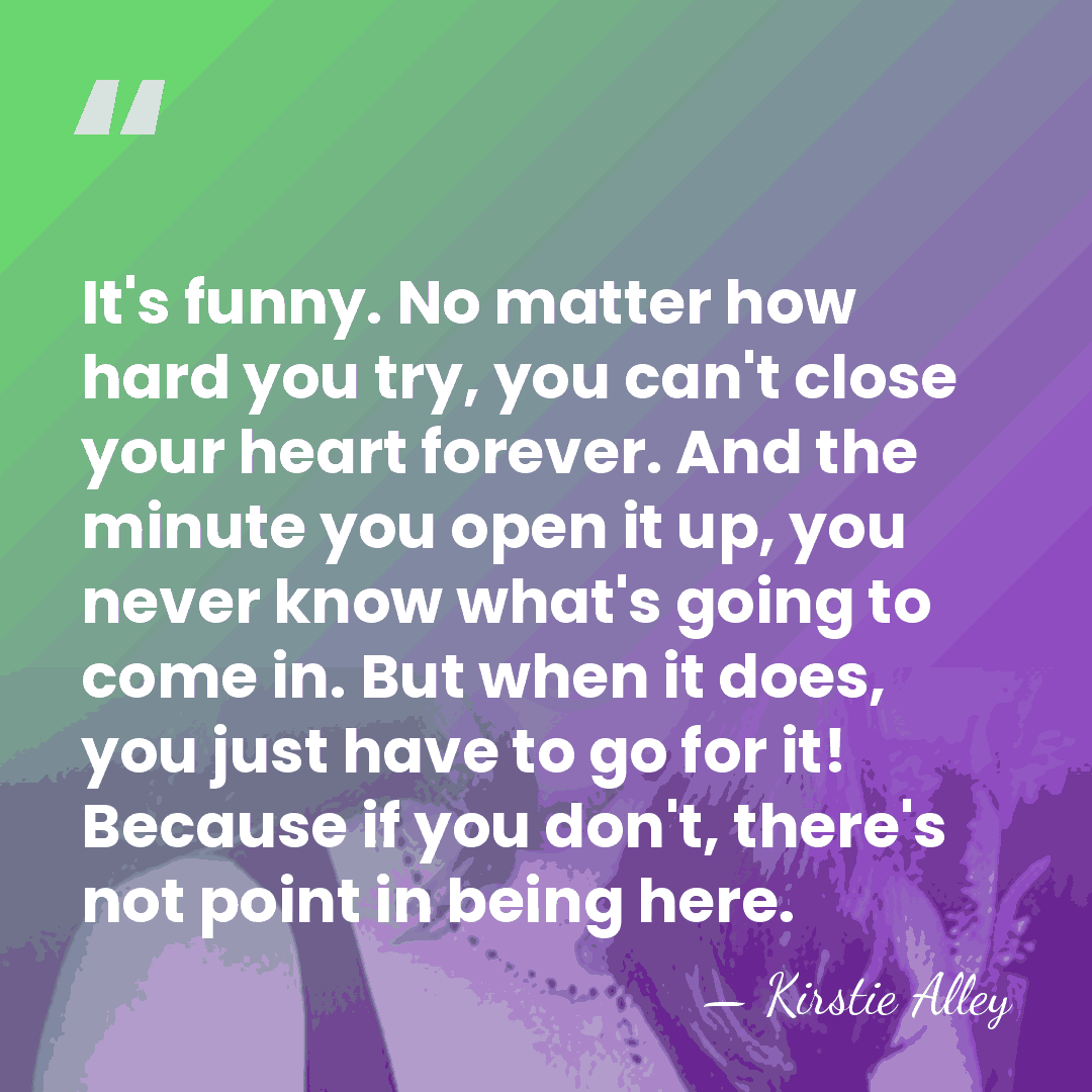It's funny. No matter how hard you try, you can't close your&hellip; - Kirstie Alley
