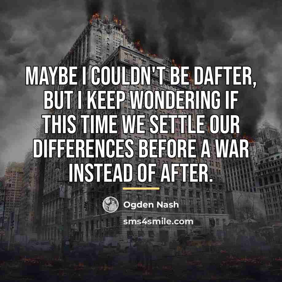 “Maybe I couldn't be dafter, But I keep wondering if…” quote by Ogden Nash