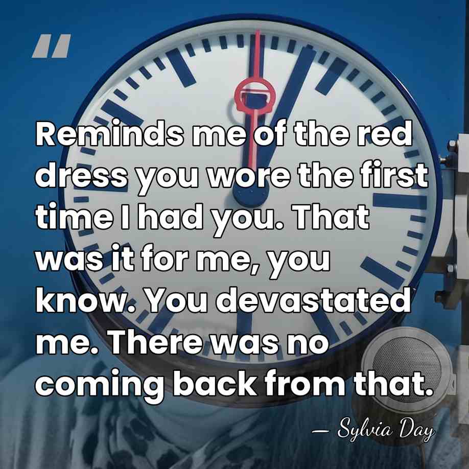 Reminds me of the red dress you wore the first time I&hellip; - Sylvia Day