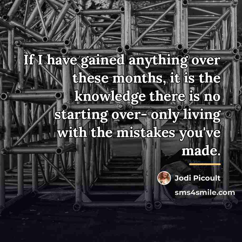 “If I have gained anything over these months, it is…” quote by Jodi Picoult