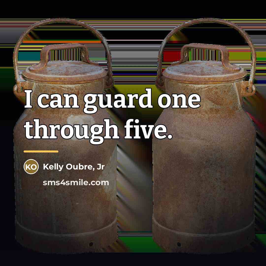 “I can guard one through five.…” quote by Kelly Oubre, Jr