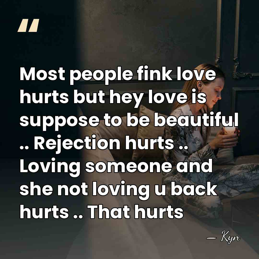 Most people fink love hurts but hey love is suppose to be&hellip; - Kyn