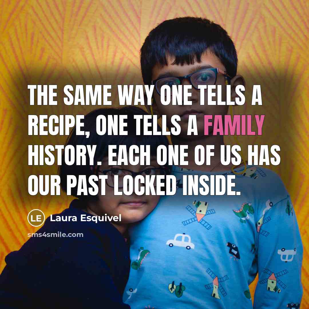 “The same way one tells a recipe, one tells a…” quote by Laura Esquivel