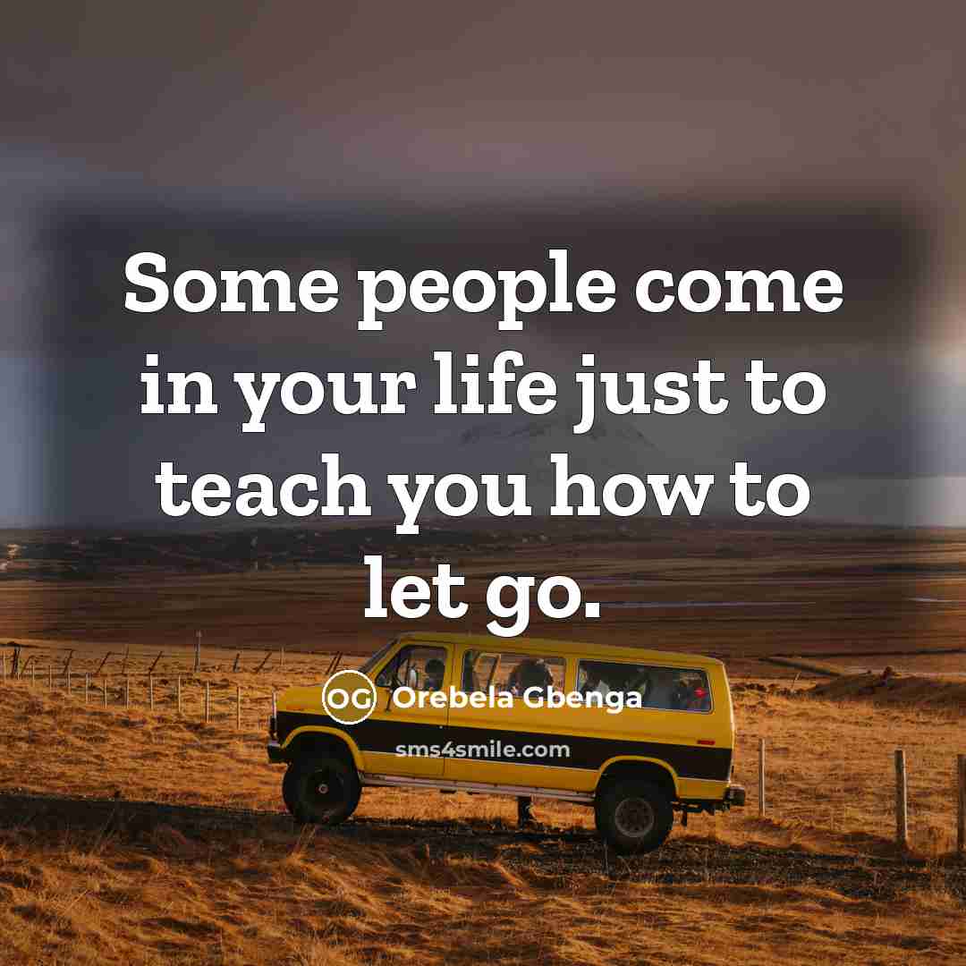 “Some people come in your life just to teach you…” quote by Orebela Gbenga