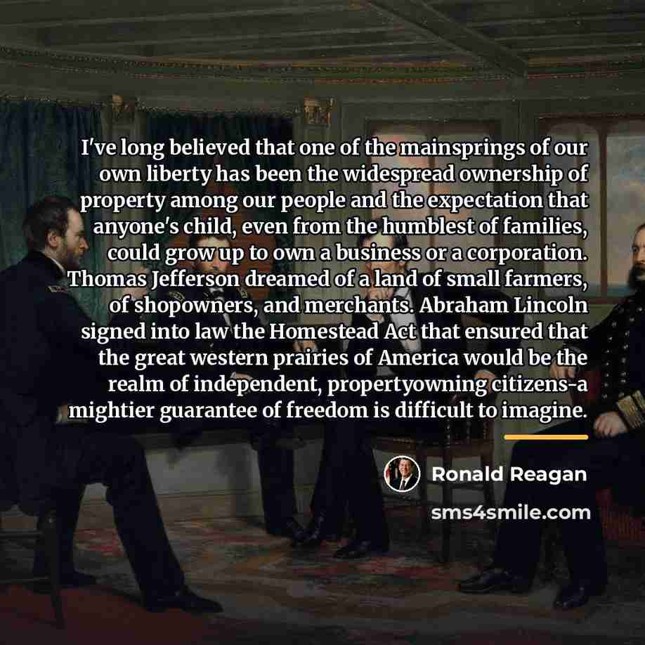 “I've long believed that one of the mainsprings of our…” quote by Ronald Reagan