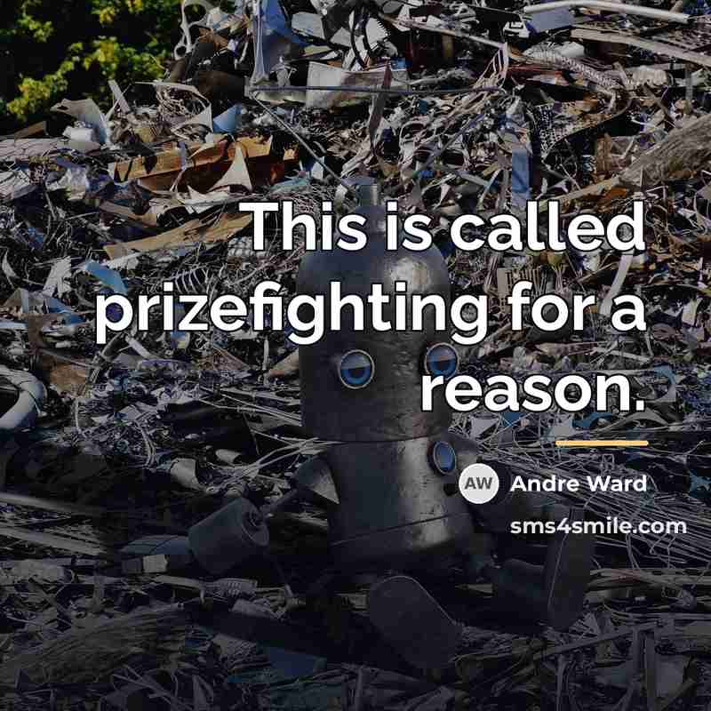 “This is called prizefighting for a reason.…” quote by Andre Ward