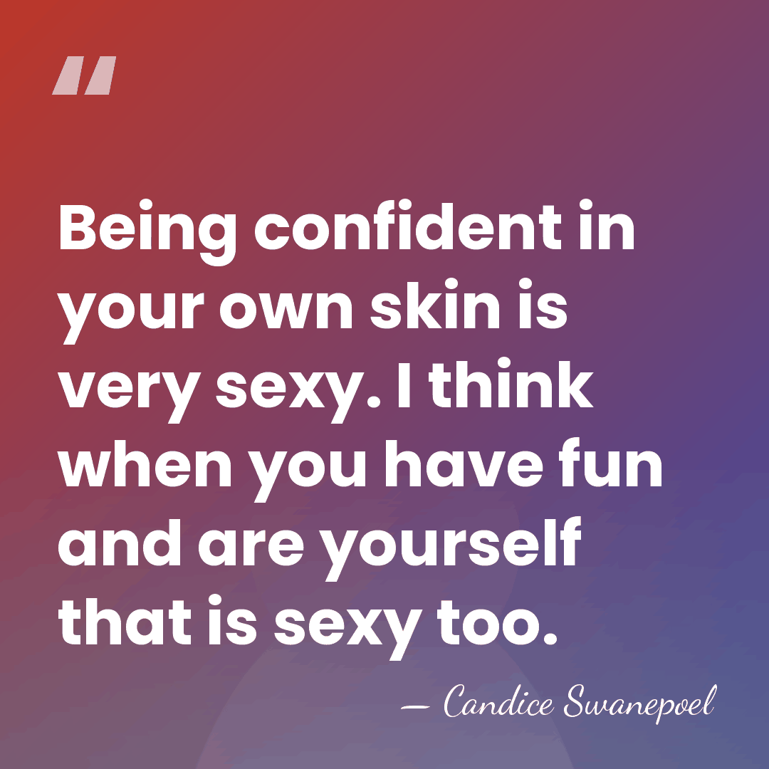 Being confident in your own skin is very sexy. I think when&hellip; - Candice Swanepoel