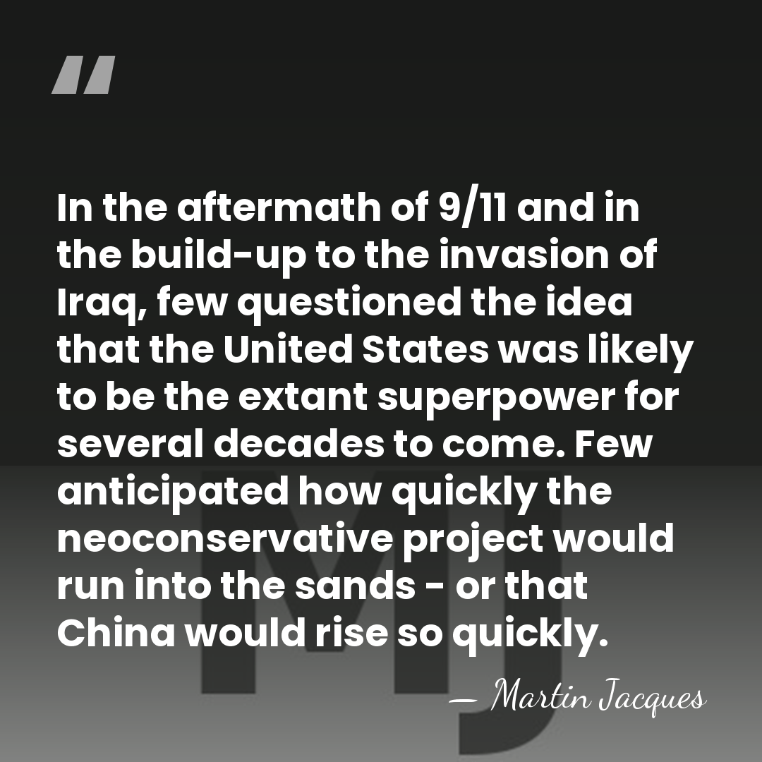 In the aftermath of 9/11 and in the build-up to the invasion&hellip; - Martin Jacques