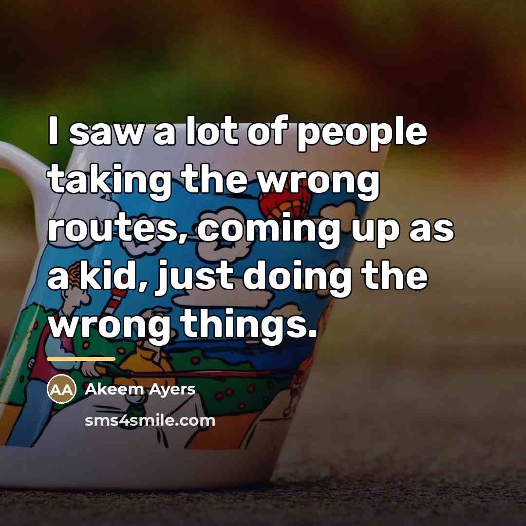“I saw a lot of people taking the wrong routes,…” quote by Akeem Ayers
