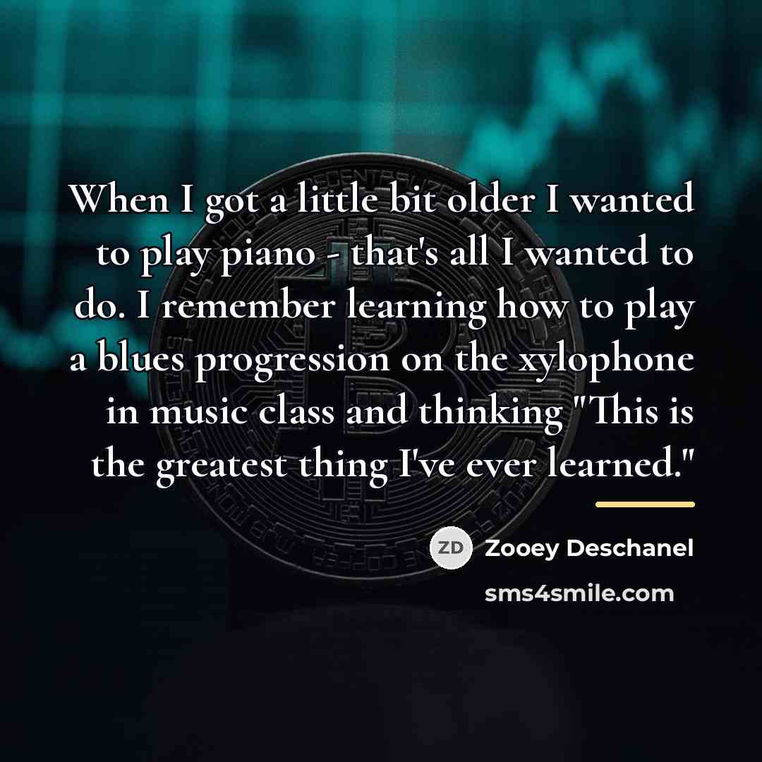 “When I got a little bit older I wanted to…” quote by Zooey Deschanel