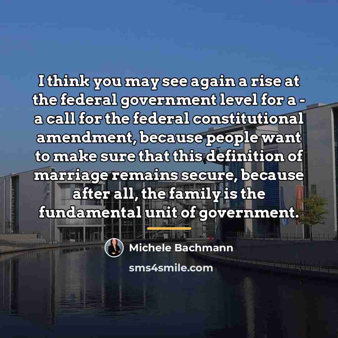 “I think you may see again a rise at the…” quote by Michele Bachmann