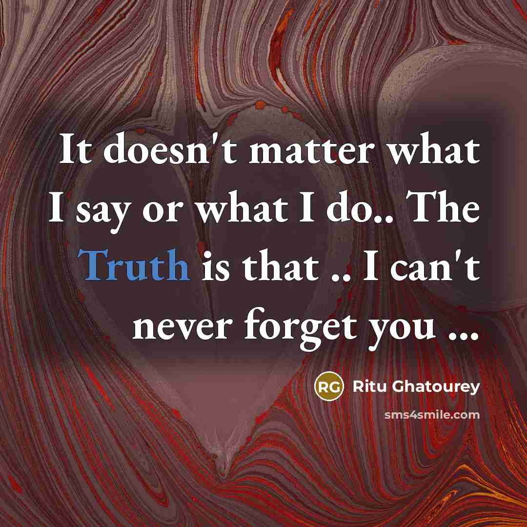 “It doesn't matter what I say or what I do..…” quote by Ritu Ghatourey