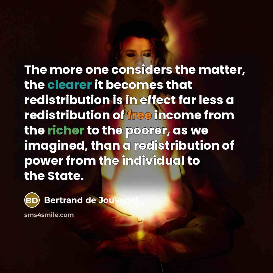 “The more one considers the matter, the clearer it becomes…” quote by Bertrand de Jouvenel