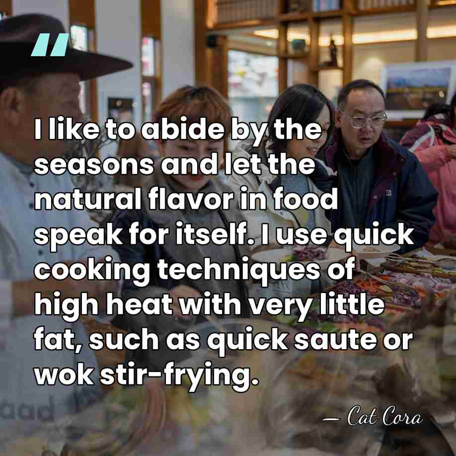 I like to abide by the seasons and let the natural flavor&hellip; - Cat Cora
