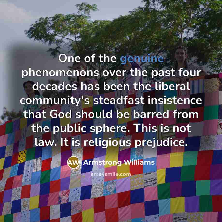 “One of the genuine phenomenons over the past four decades…” quote by Armstrong Williams