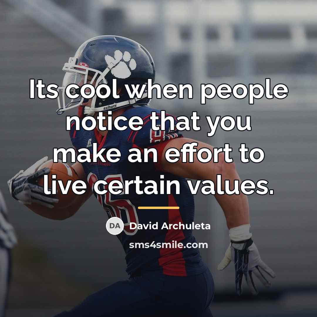 “Its cool when people notice that you make an effort…” quote by David Archuleta