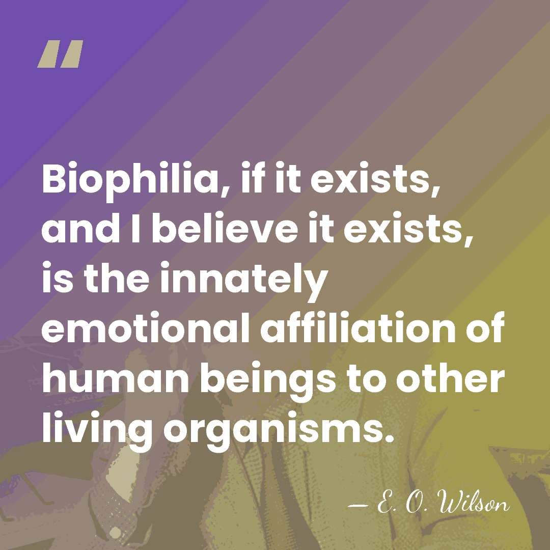 Biophilia, if it exists, and I believe it exists, is the innately&hellip; - E. O. Wilson
