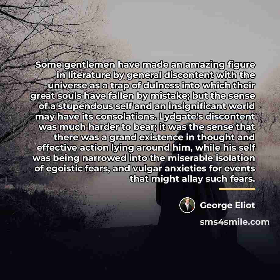 “Some gentlemen have made an amazing figure in literature by…” quote by George Eliot