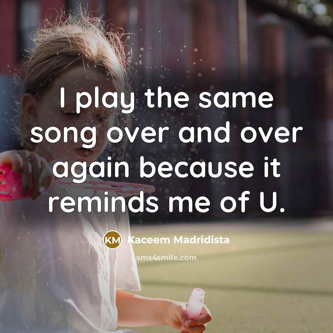 “I play the same song over and over again because…” quote by Kaceem Madridista
