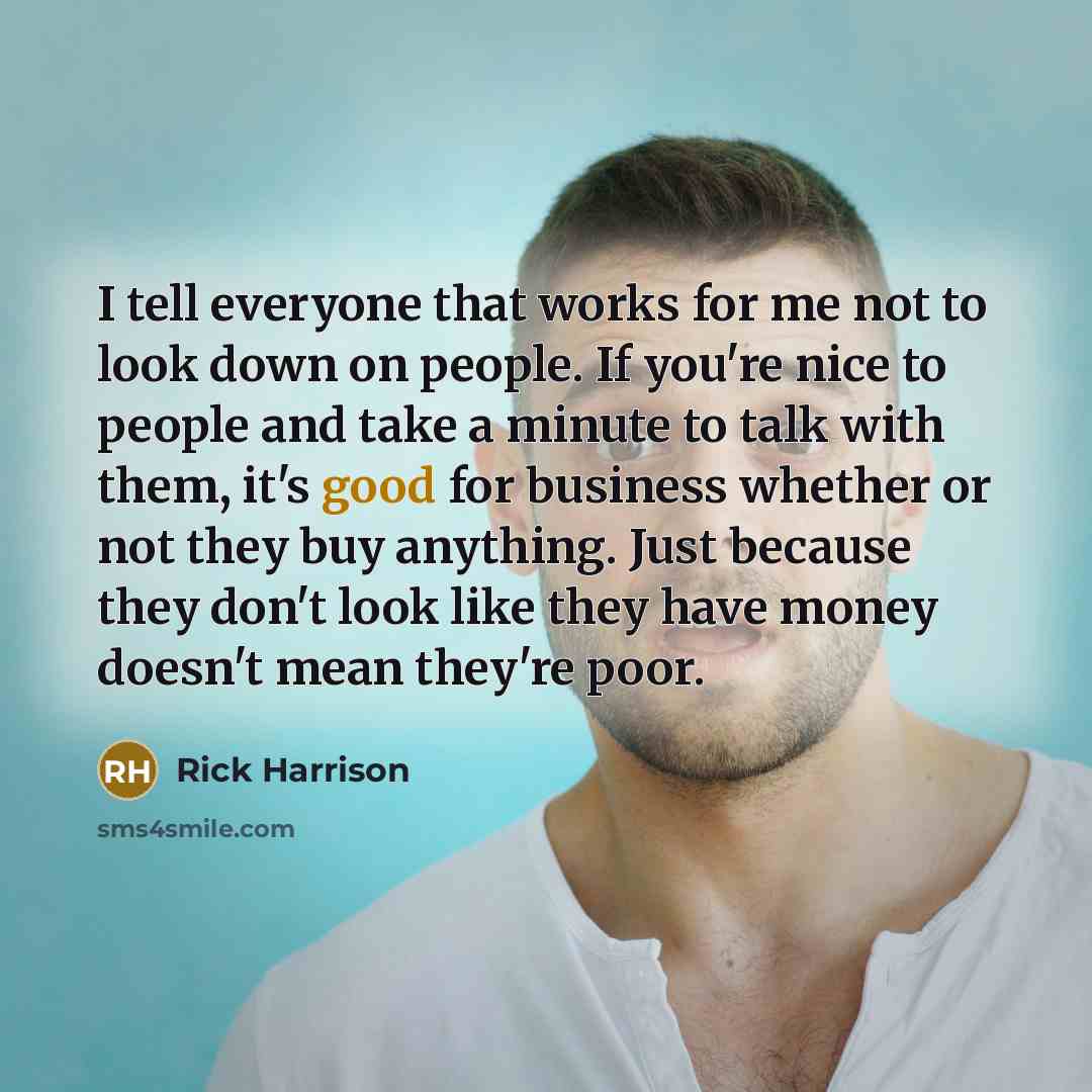“I tell everyone that works for me not to look…” quote by Rick Harrison