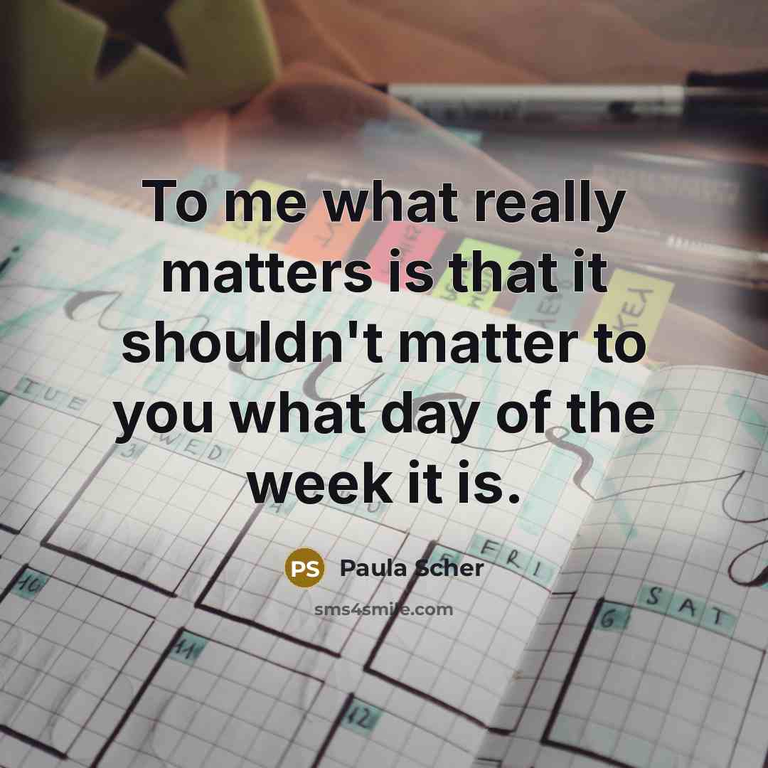 “To me what really matters is that it shouldn't matter…” quote by Paula Scher