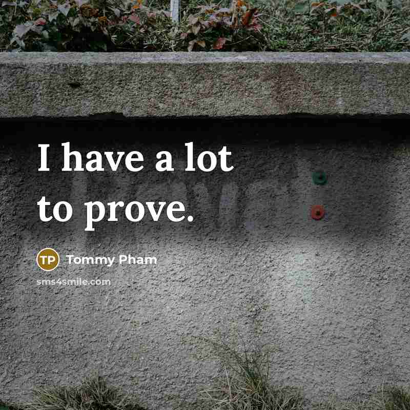 “I have a lot to prove.…” quote by Tommy Pham