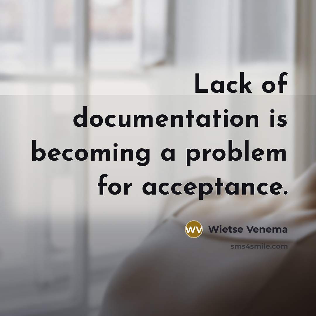 “Lack of documentation is becoming a problem for acceptance.…” quote by Wietse Venema