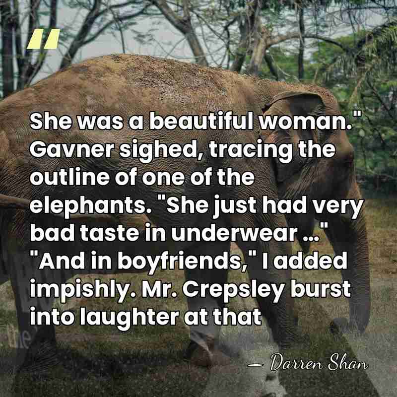 She was a beautiful woman." Gavner sighed, tracing the outline of one&hellip; - Darren Shan