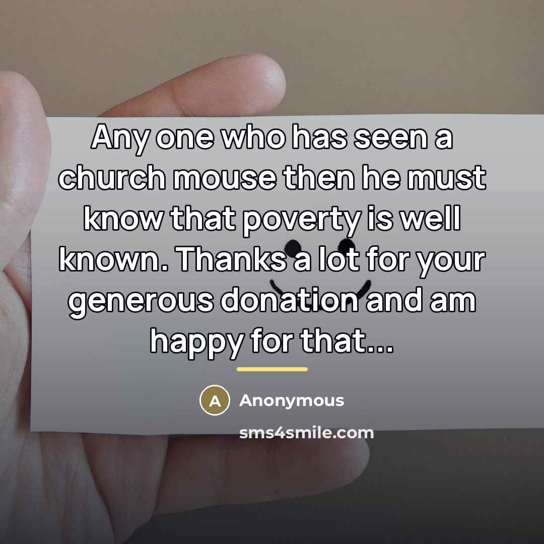 “Any one who has seen a church mouse then he…” quote by Anonymous