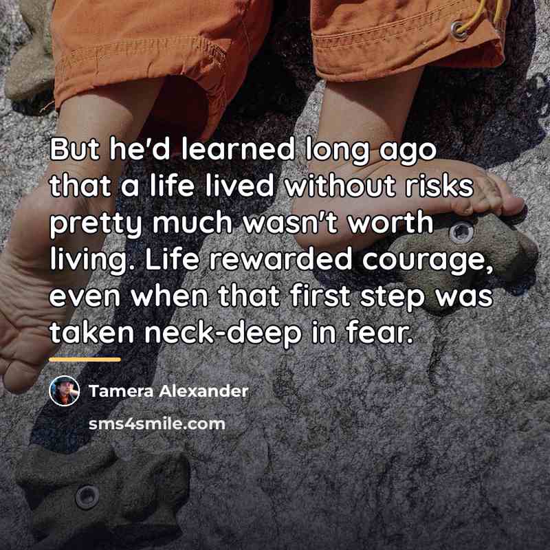 “But he'd learned long ago that a life lived without…” quote by Tamera Alexander