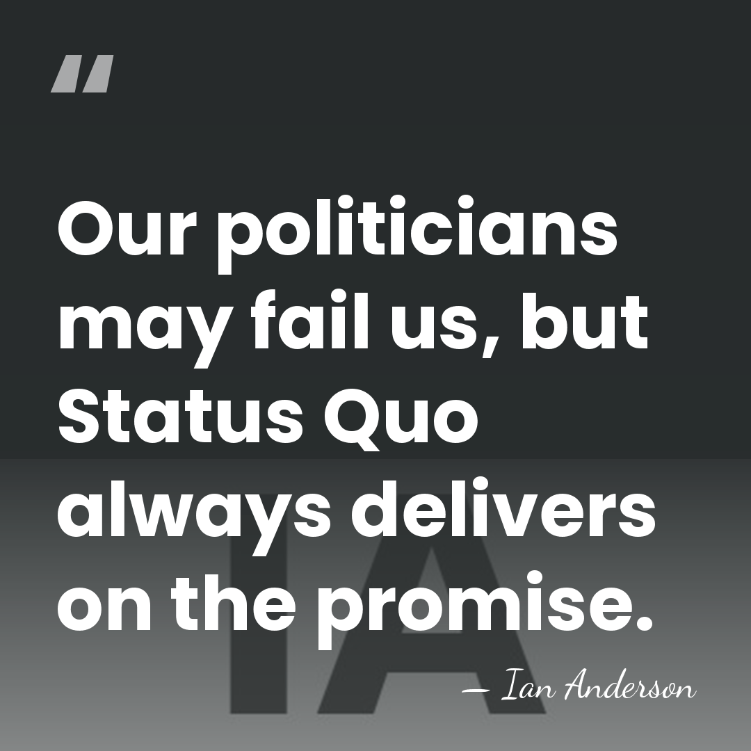 Our politicians may fail us, but Status Quo always delivers on the&hellip; - Ian Anderson