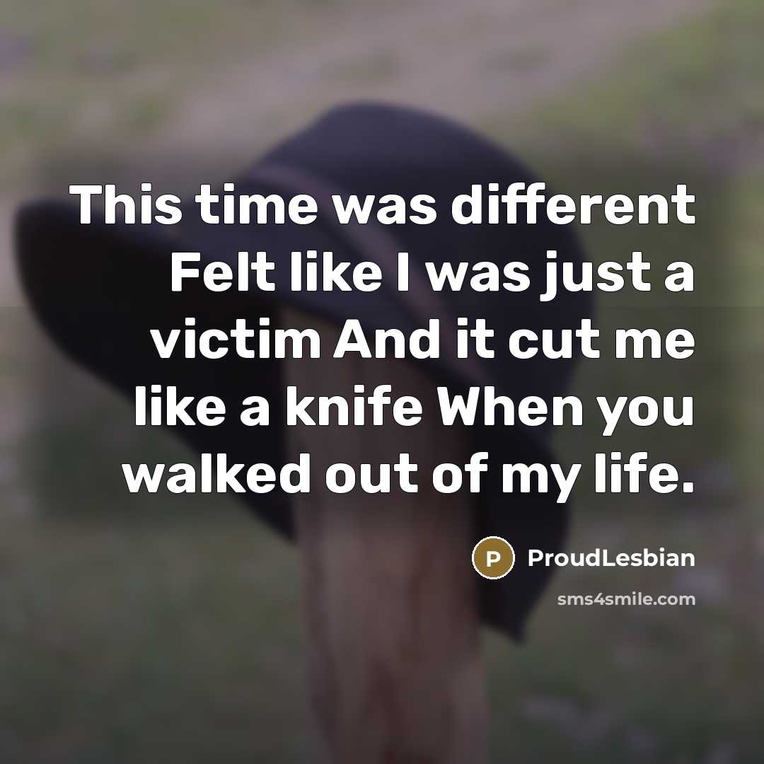 “This time was different Felt like I was just a…” quote by ProudLesbian