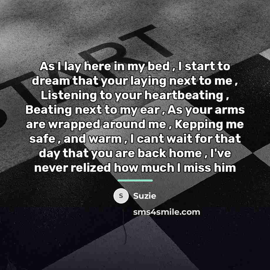 “As I lay here in my bed , I start…” quote by Suzie