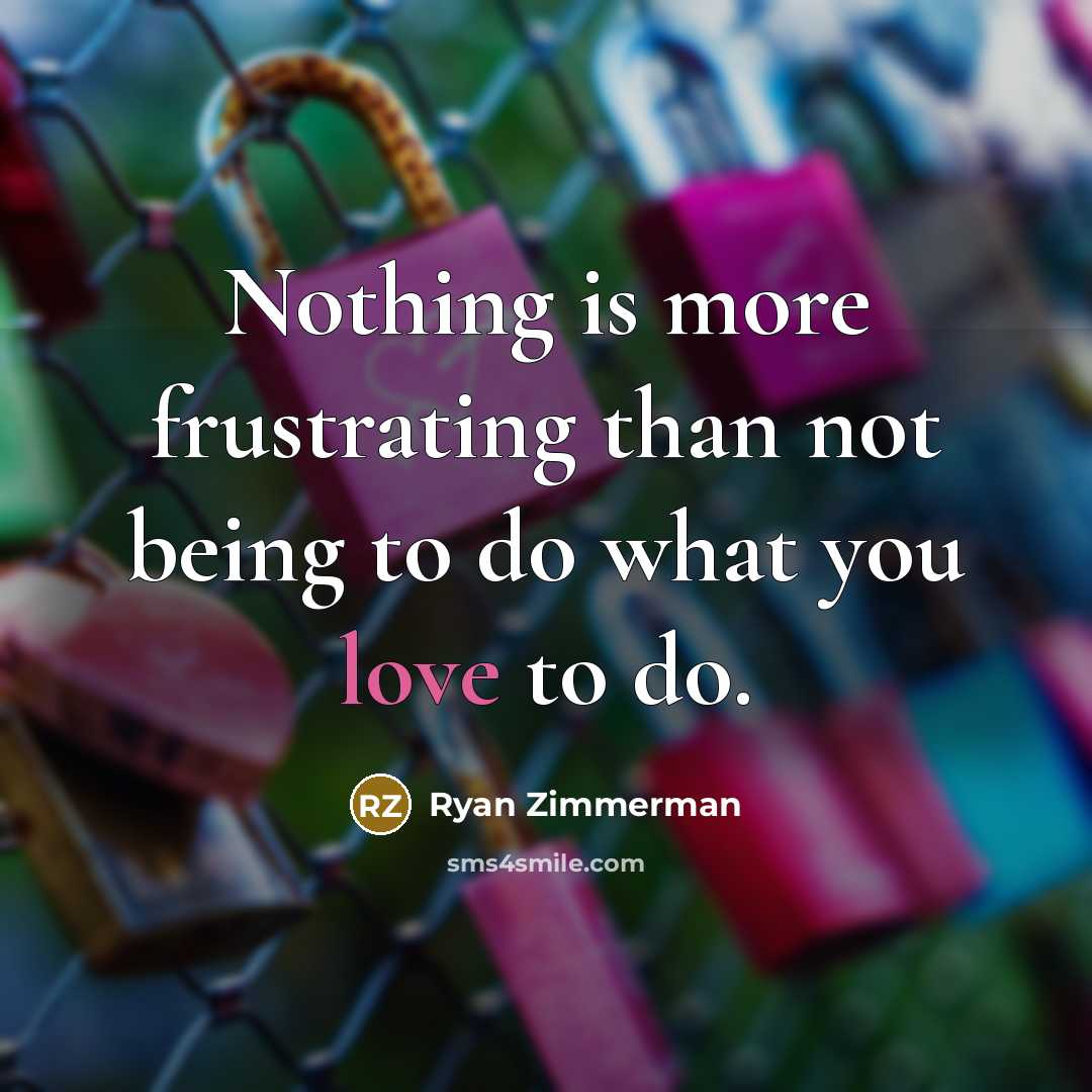 “Nothing is more frustrating than not being to do what…” quote by Ryan Zimmerman